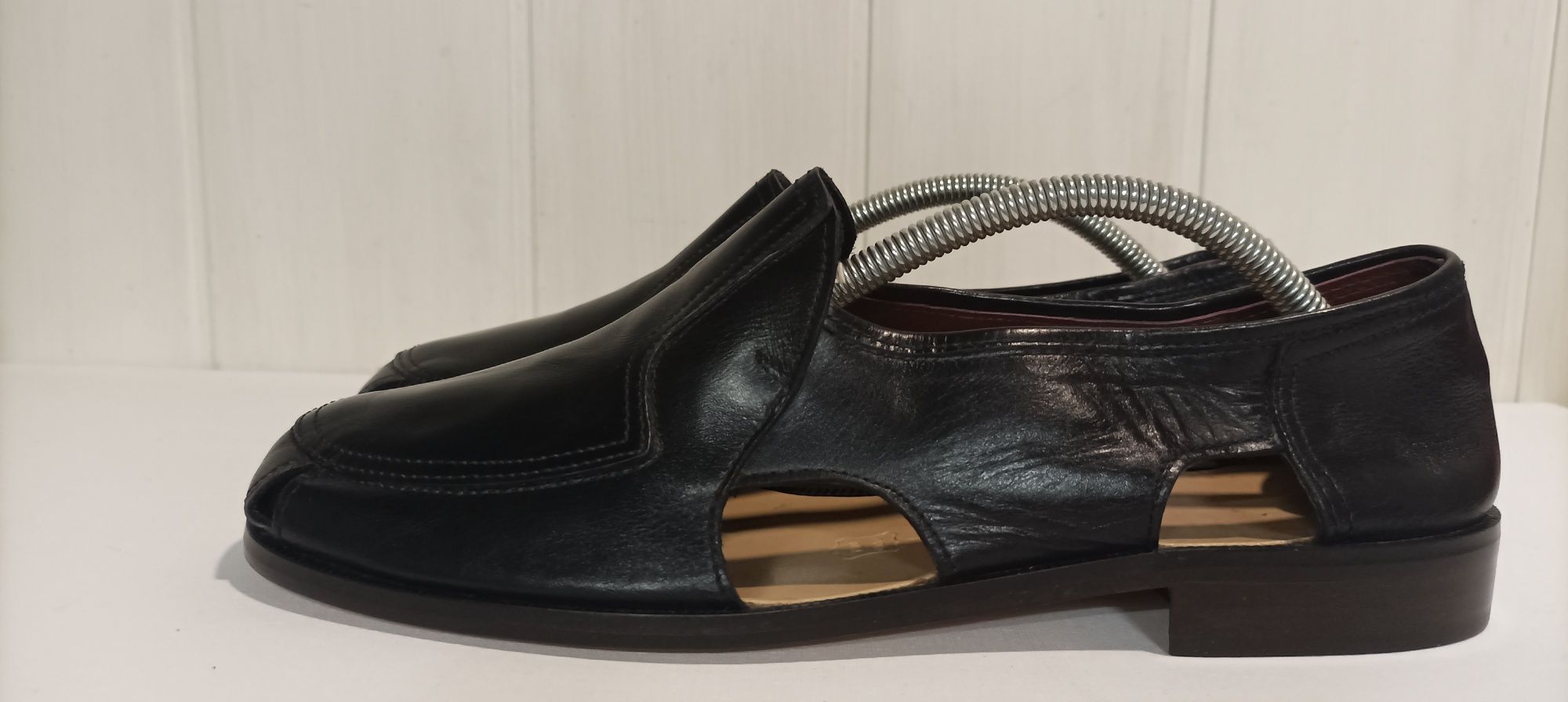 Buty męskie włoskie letnie skóra marki Verrocchio