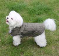 Тепле пальто куртка для собак на флісі Ctomche вуличний одяг хакі