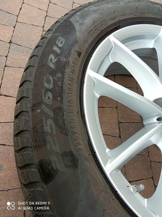 Koła 18 Jak Nowe BMW Audi VW Skoda 225/60 R18 Zima