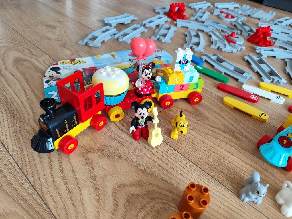 8 kg LEGO Duplo - ciuchcia, rakieta, samoloty, motocykl ...