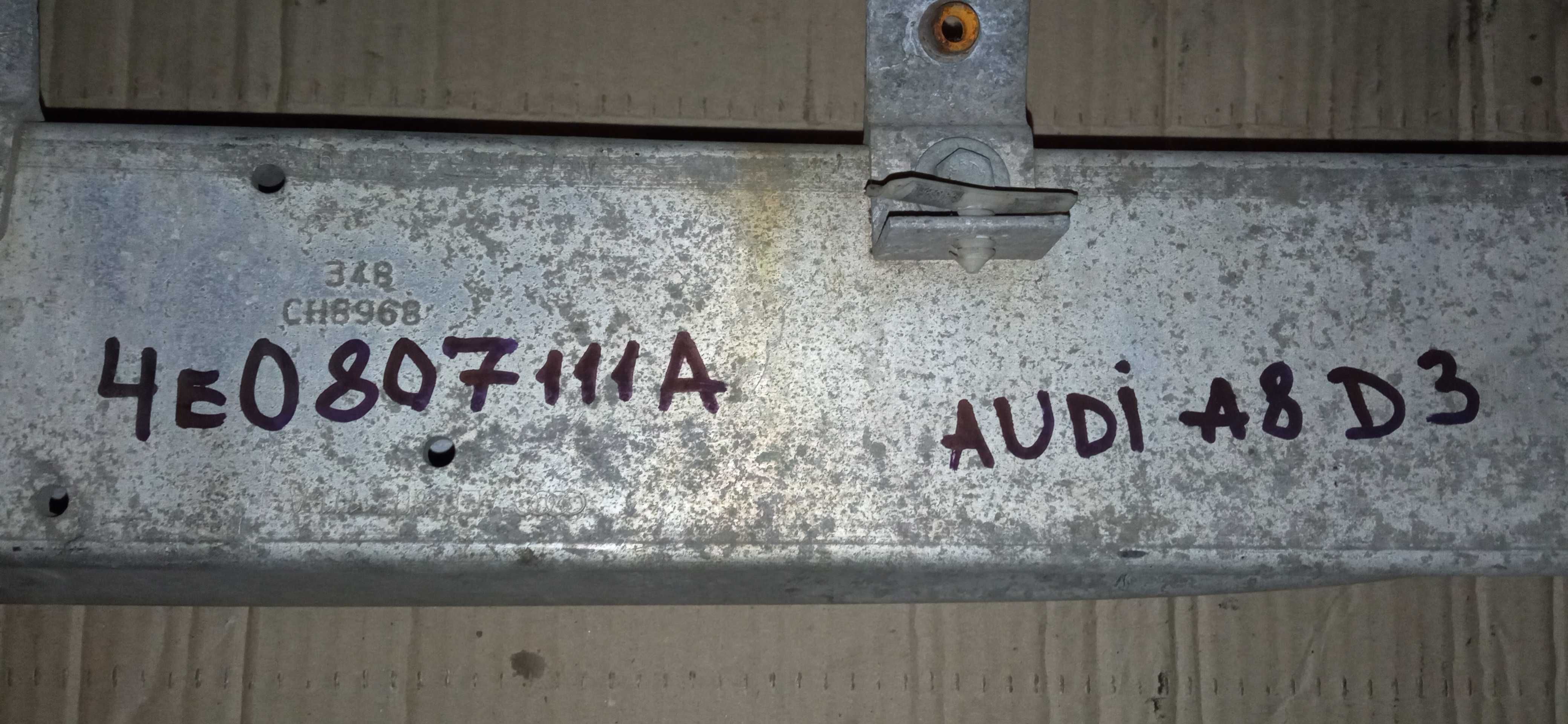 4e0807111a підсилювач (усилитель) переднього бампера Audi a8d3
