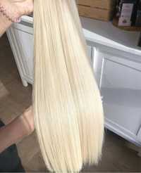 Волосы для наращивания блонд русый пшеница пепел 613 класика