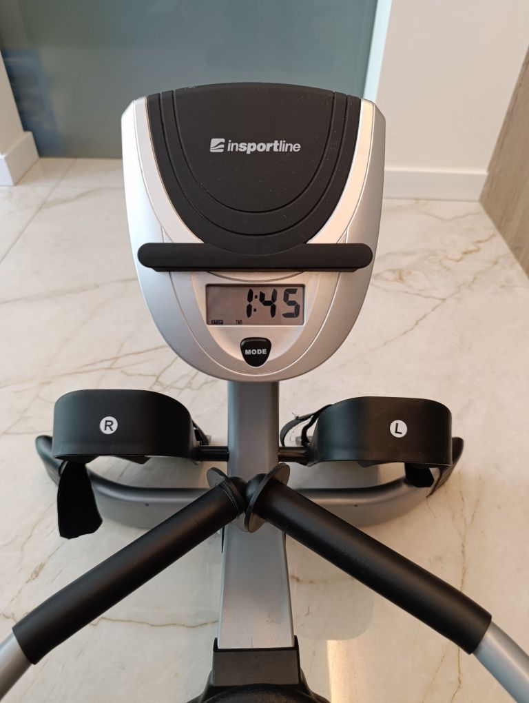 Wioślarz treningowy hydrauliczny inSPORTline Power Master X - Srebrny