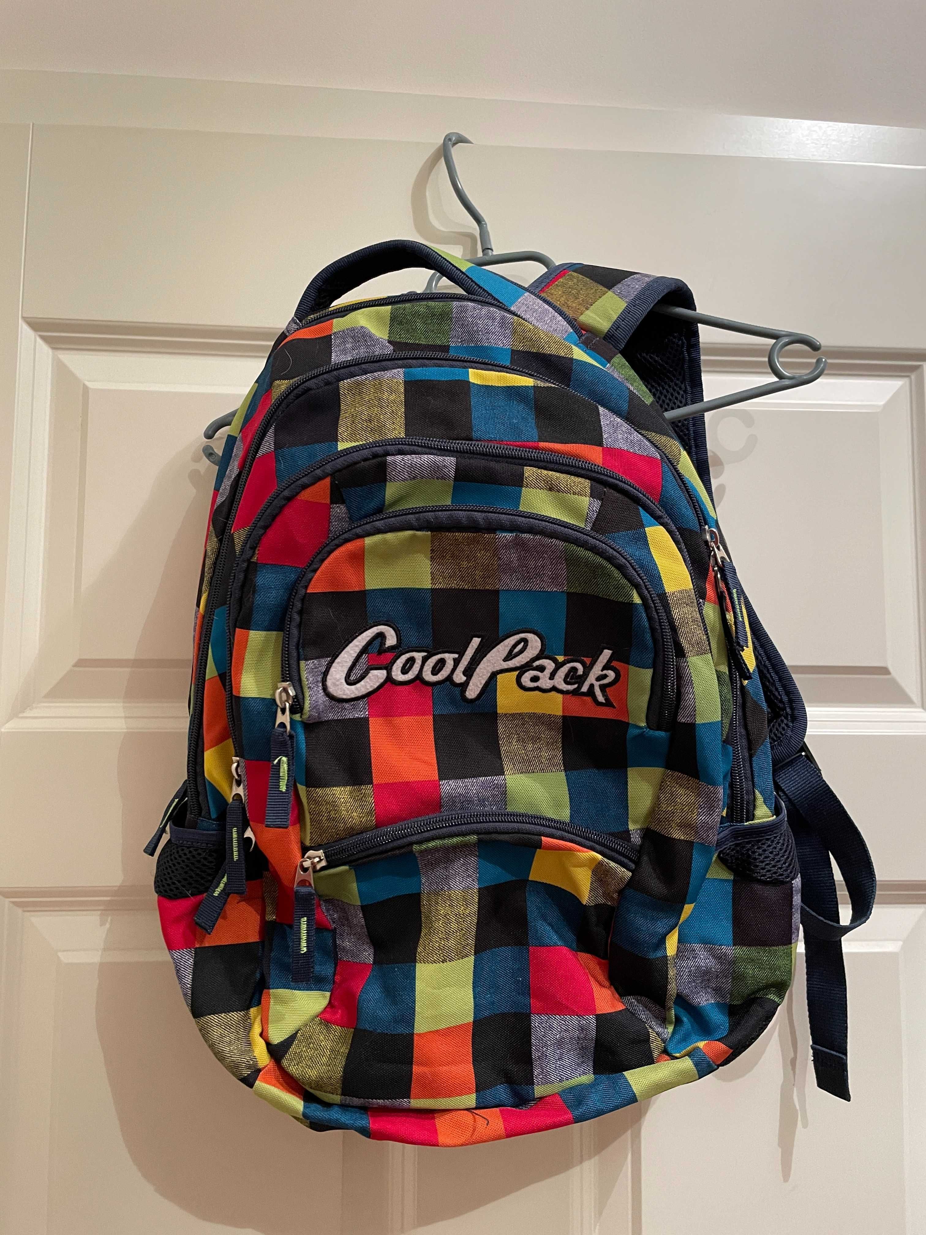Plecak CoolPack Patio kolorowy krata, stan idealny