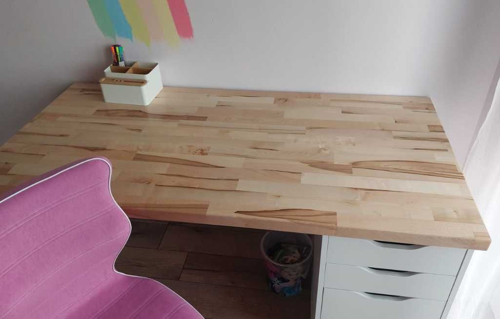 Blat do biurka drewno  klon natur 1600x800x40