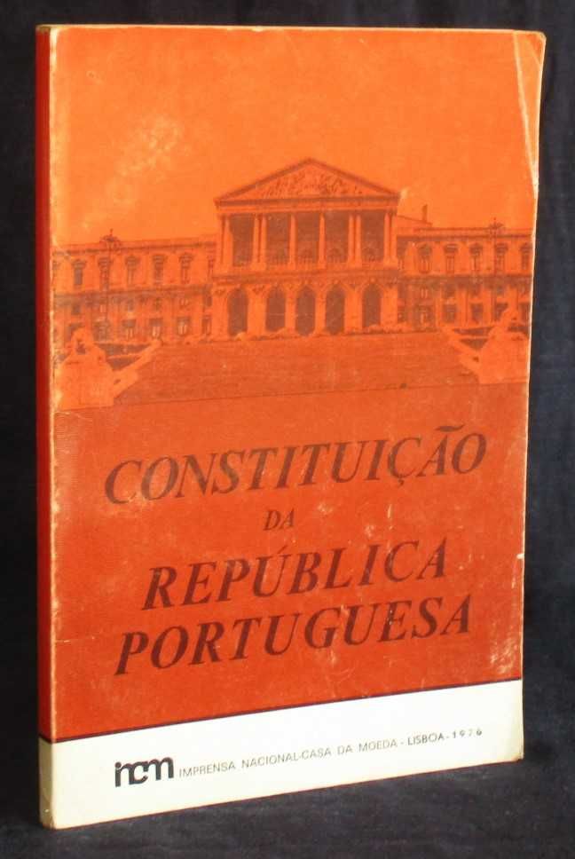 Livro Constituição da República Portuguesa 1976 INCM