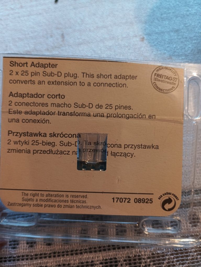 Złączka 25 pin Sub-D
