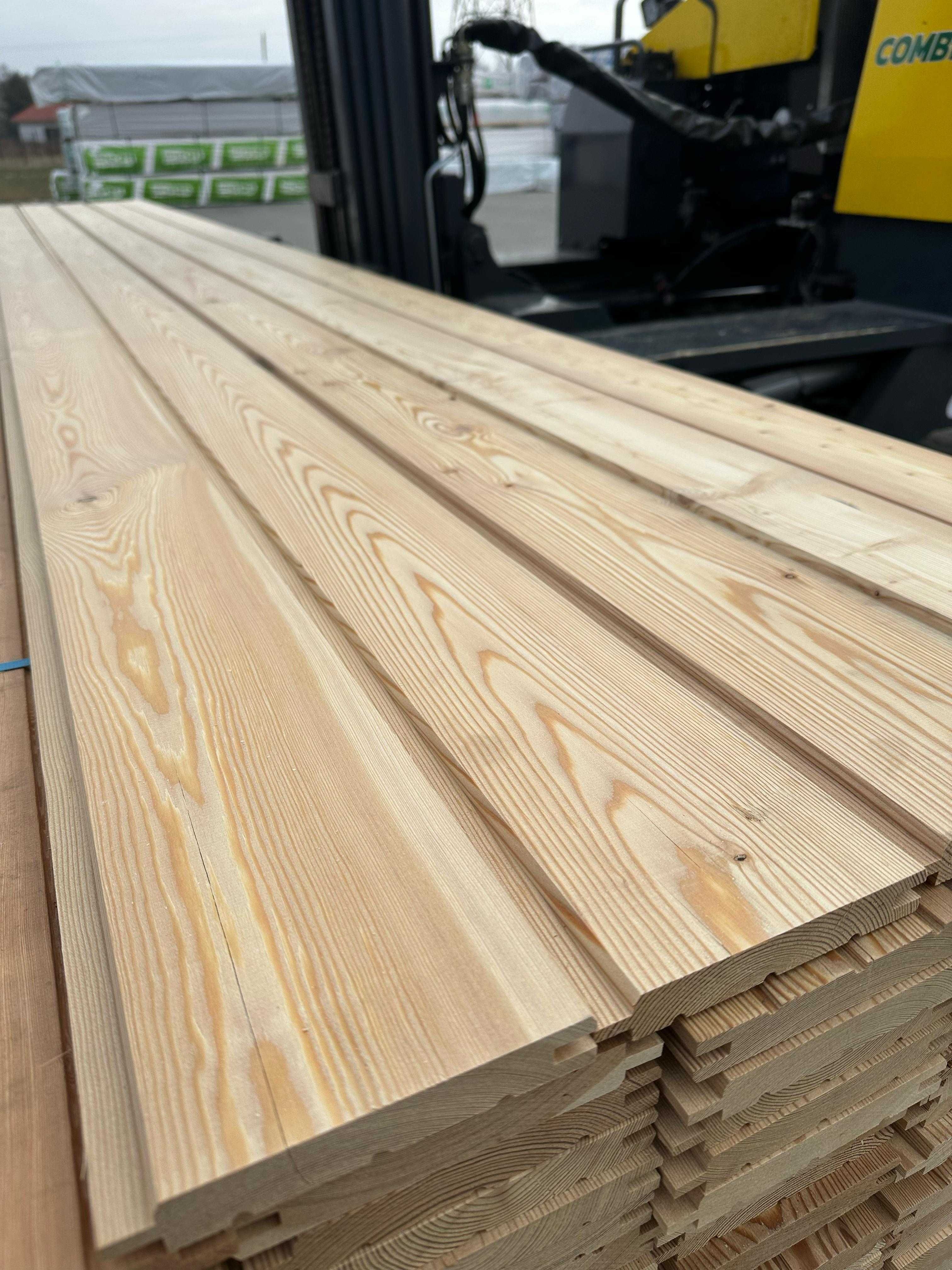 Deska Elewacja Modrzew Syberyjski Profil C Klasa A/B 21x143mm