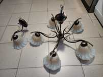 *Lampa *szklane klosze *kinkiet *lampa salon
