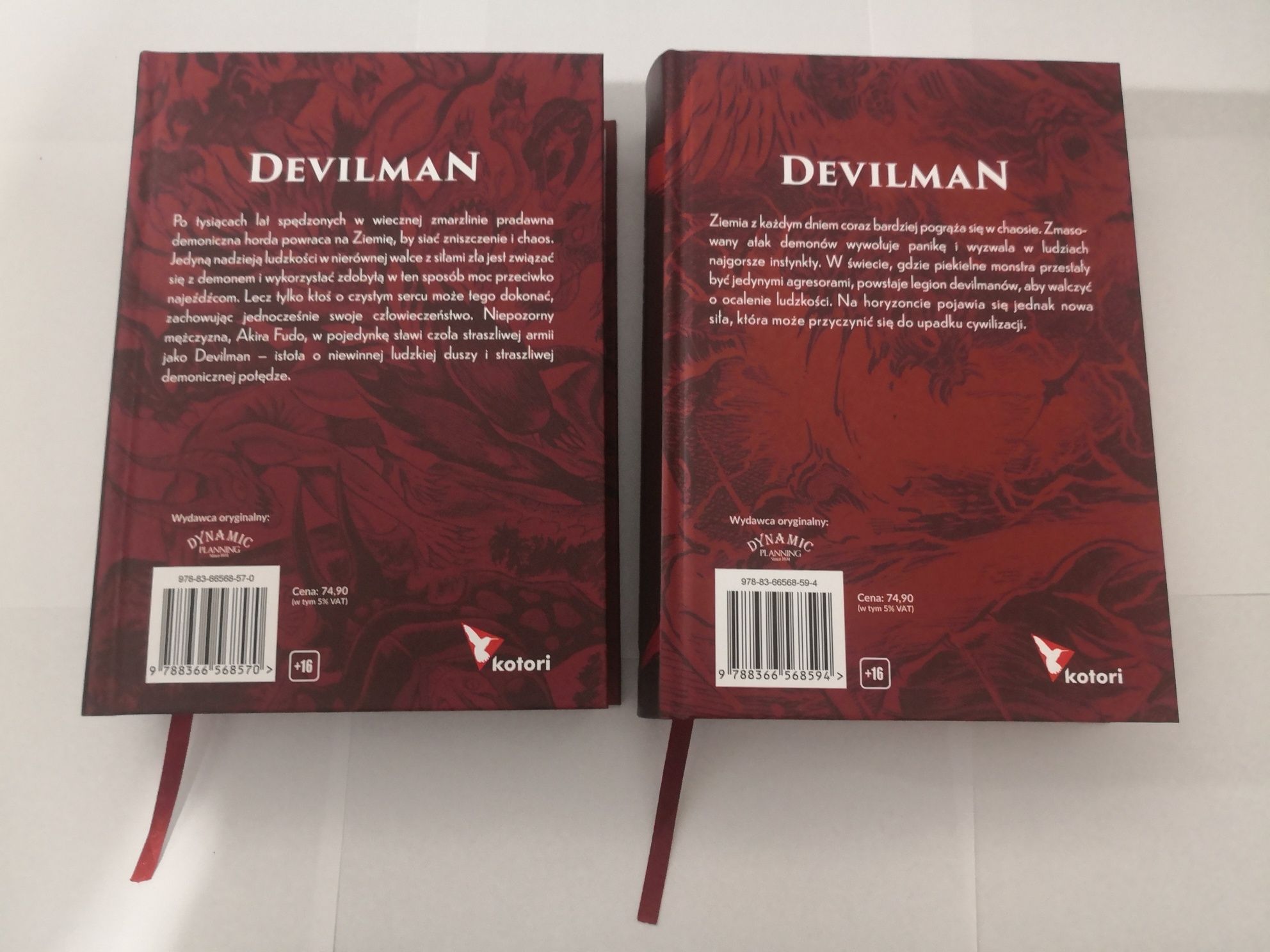 Manga Devilman twarda okładka