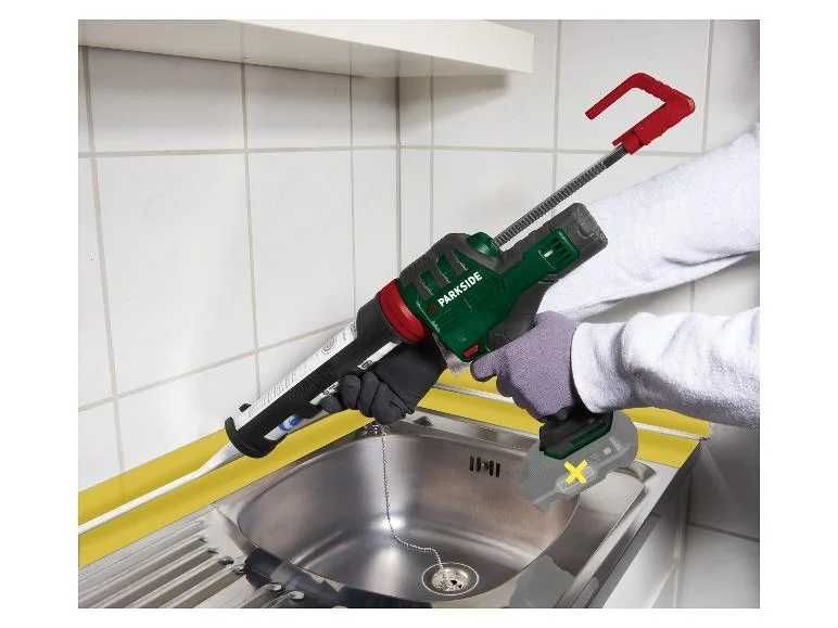 Akumulatorowy pistolet prasa do silikonu kartuszy PKPA 20-Li A1 20V