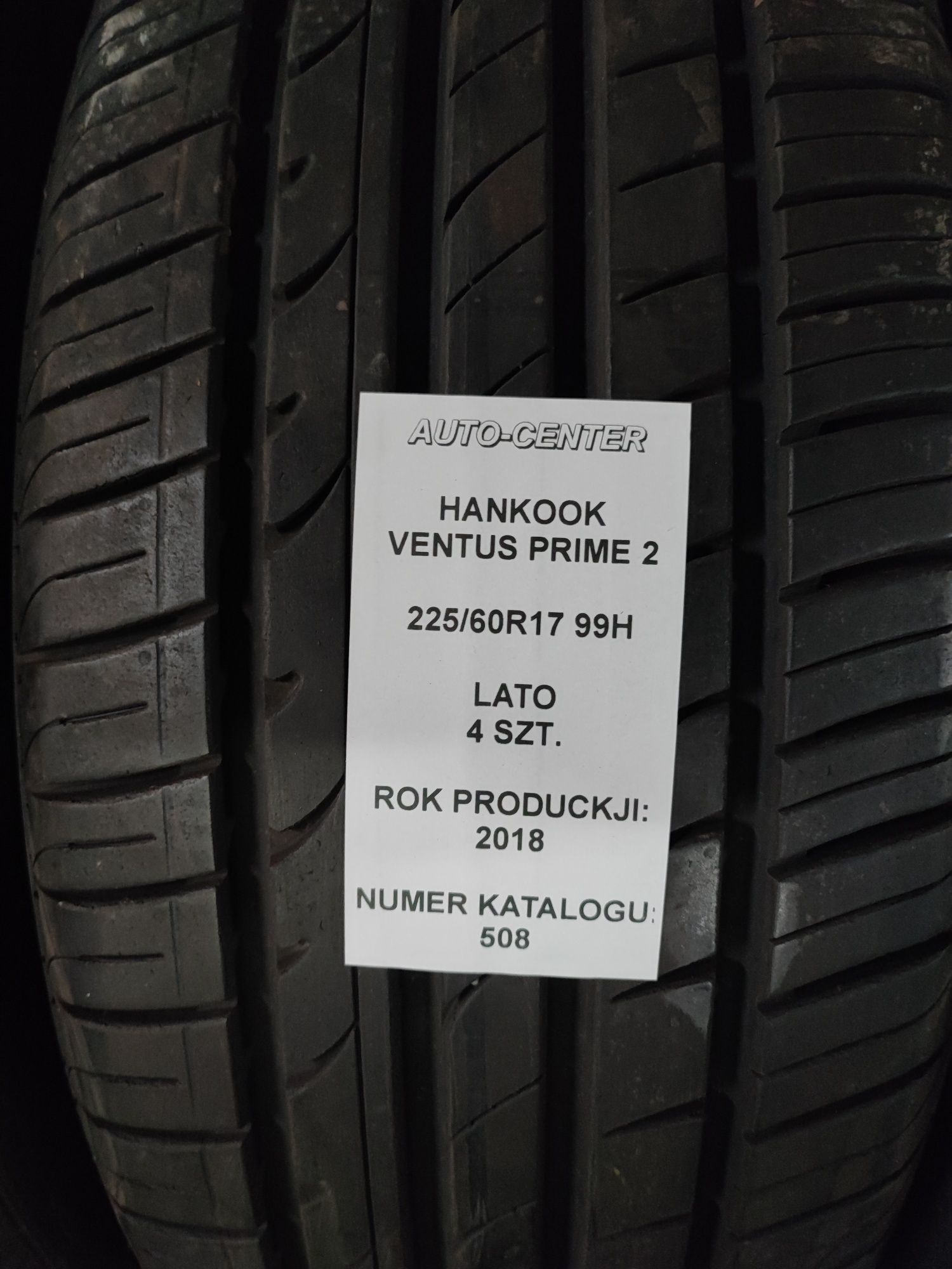 Opony lato 225/60R17 99H Hankook Ventus Prime 2 2018r