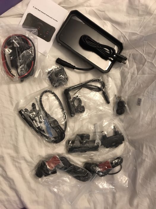 6inch dual channel moto car play