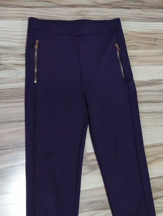 Spodnie dziewczynka 140- eleganckie