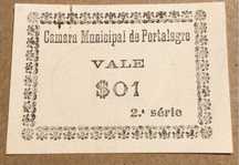 CÉDULA PORTALEGRE  -  1 CENTAVO