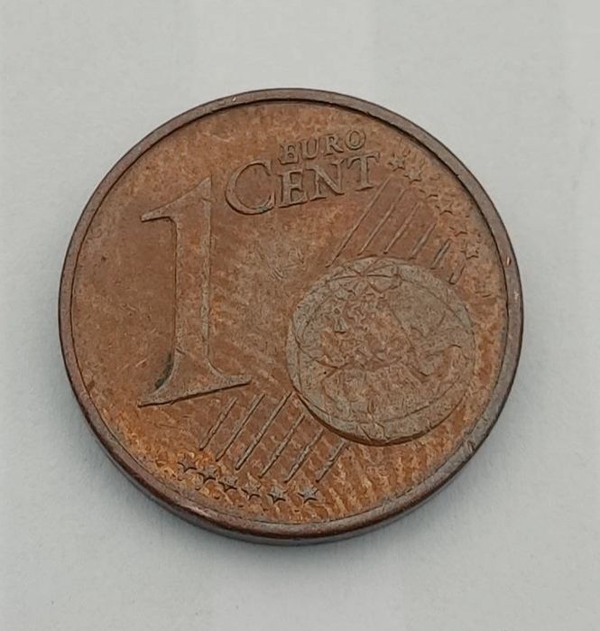 Moedas Alemãs 1 cêntimo 2002
