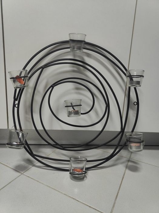 Decoração de parede- suporte de velas