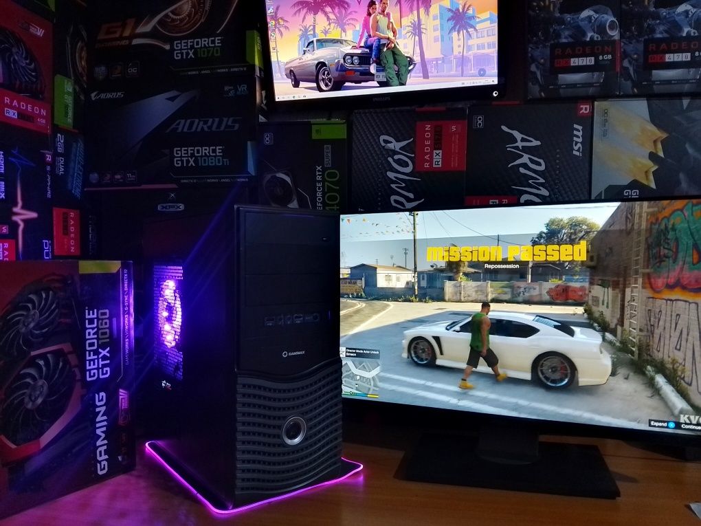 Rx470 8 гб,восемь потоков 3.5.Игровой системный блок,пк,компьютер