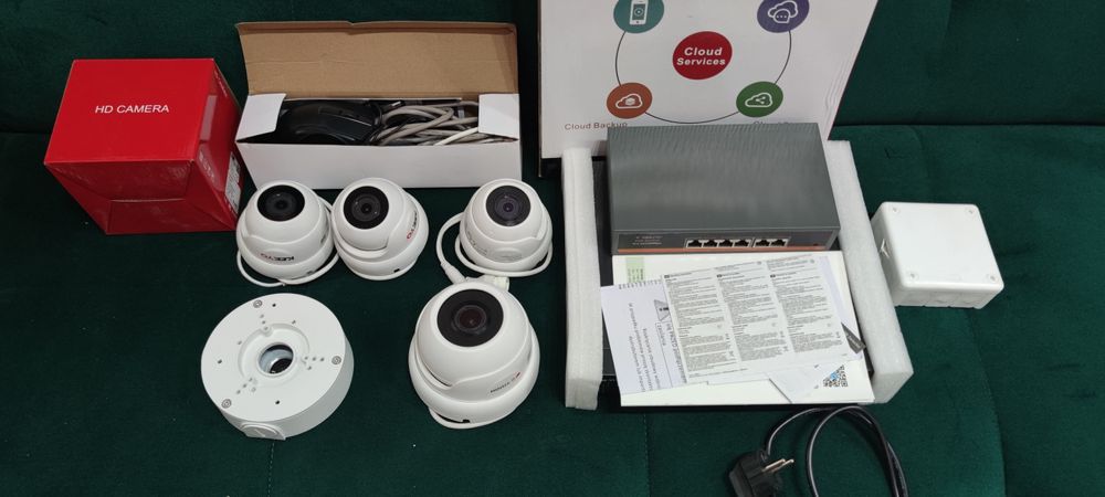 Zestaw monitoringu i alarm. Jak Nowe!