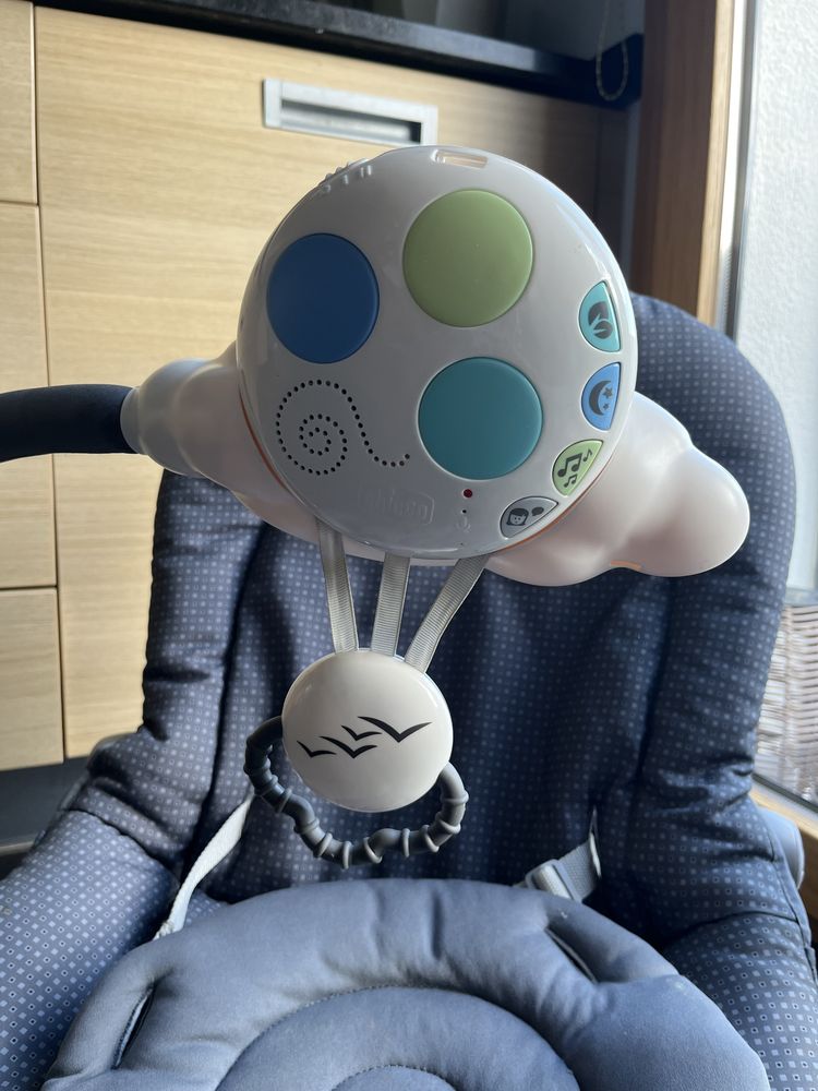 Espreguiçadeira bebé Chicco Balloon cinzenta