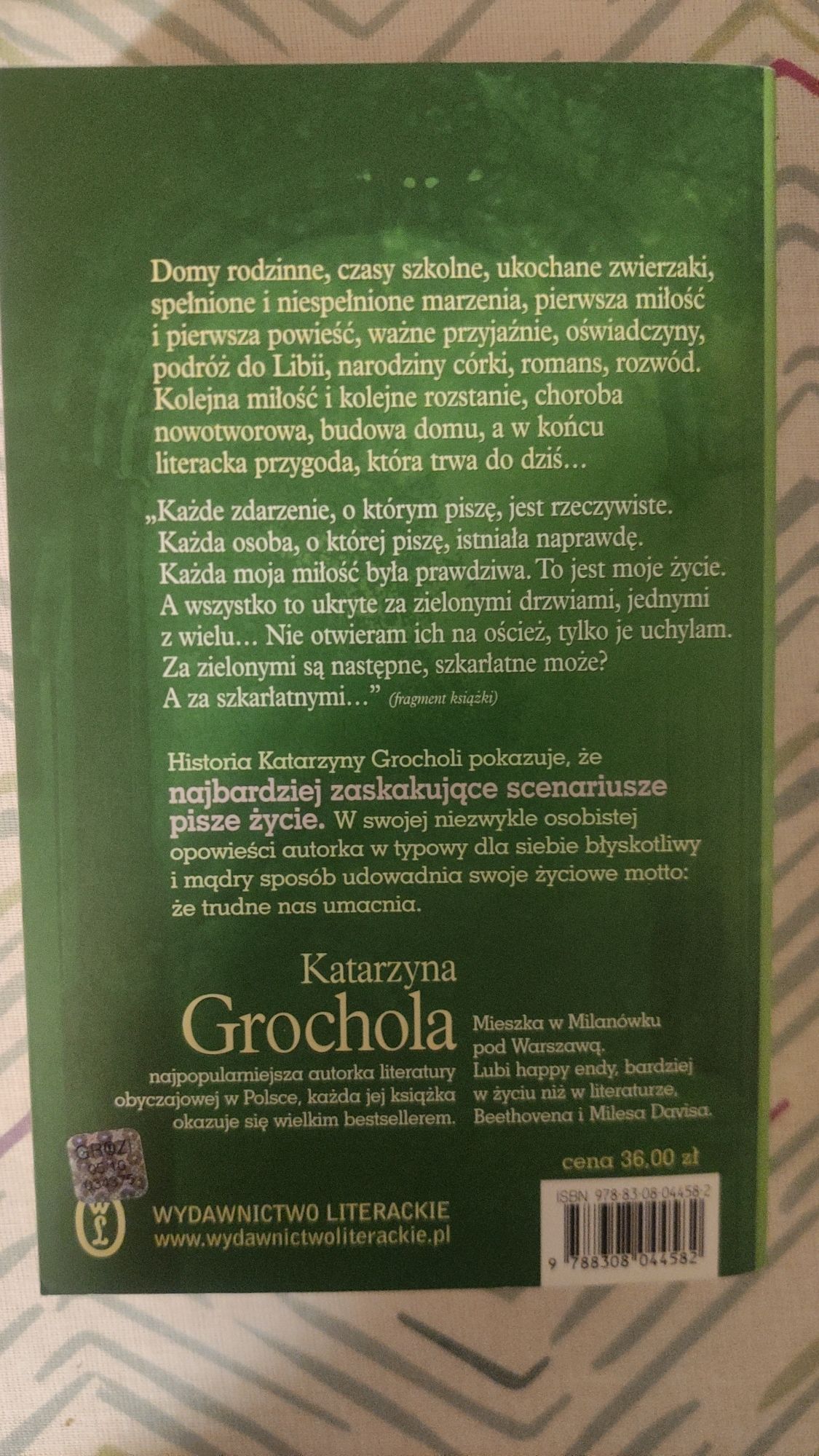 Katarzyna Grochola Zielone Drzwi