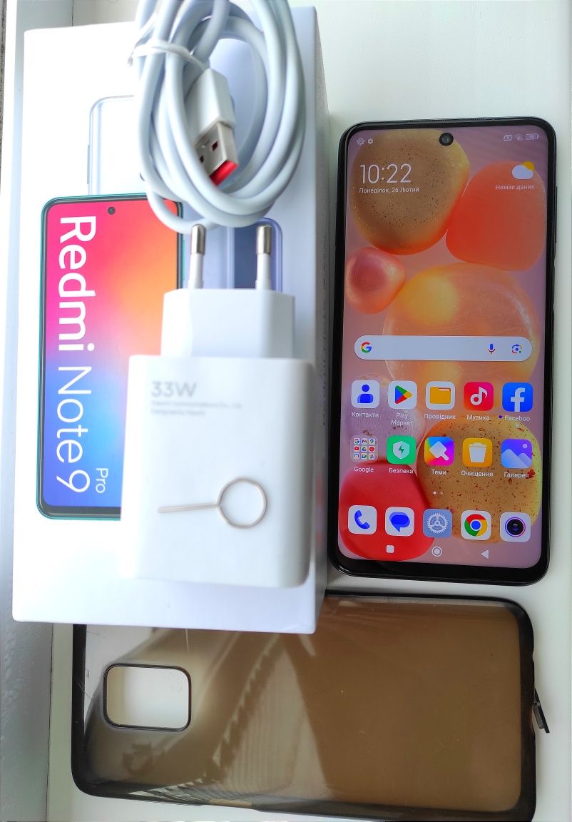 Xiaomi redmi note 9 PRO 6/64GB Interstellar Grey.