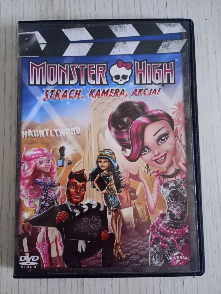 Monster High strach, kamera, akcja! DVD