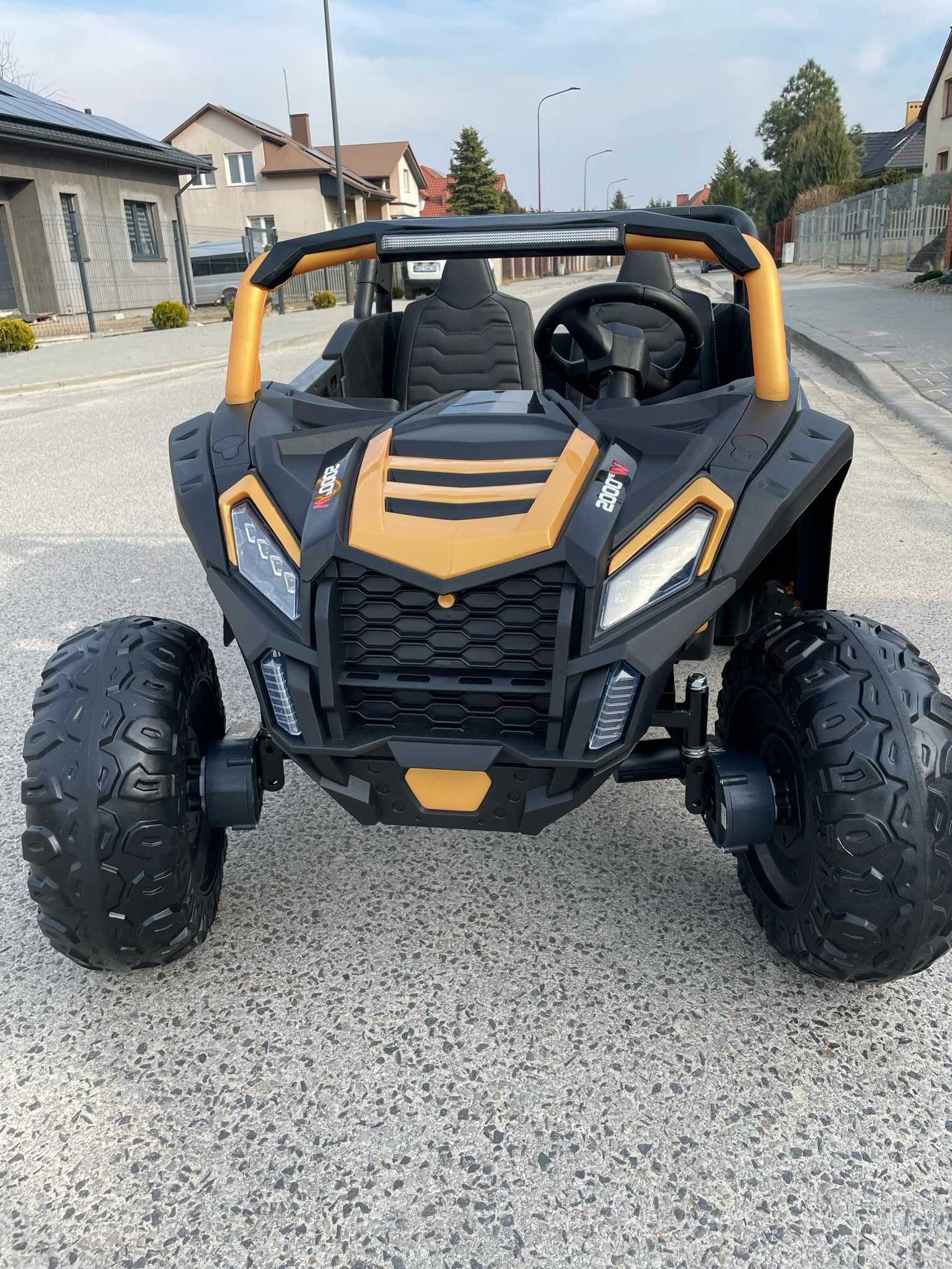 Ogromny Buggy Auto na akumulator dla 2 dzieci 4X200W 24V samochód