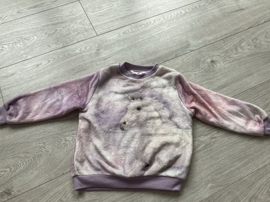 Ciepla bluza z motywem konia h&m