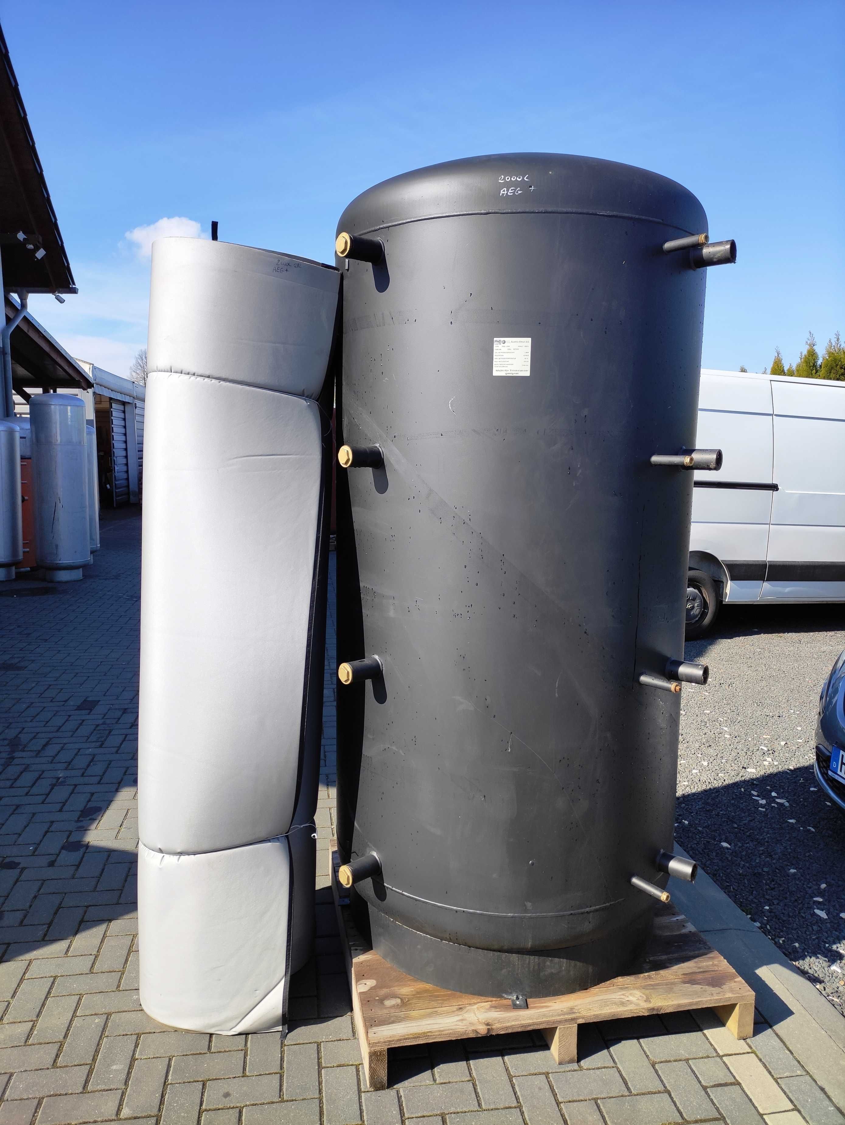 Bufor 1000 L zbiornik stalowy NAU Citrin Solar TML ocieplony