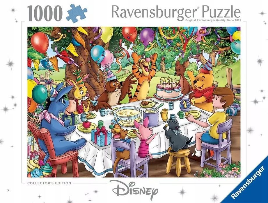Puzzle 1000 Disney Classics Kubuś Puchatek. Ravensburger
