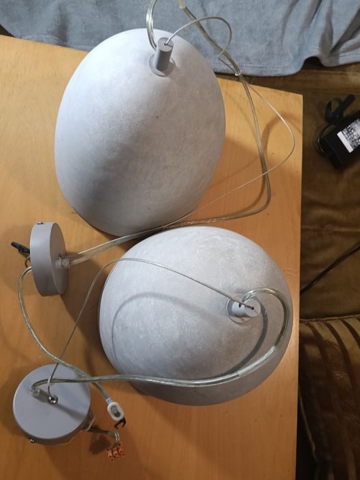 Lampy sufitowe Zuma Line betonowa | 2 szt. | styl loft / industrial