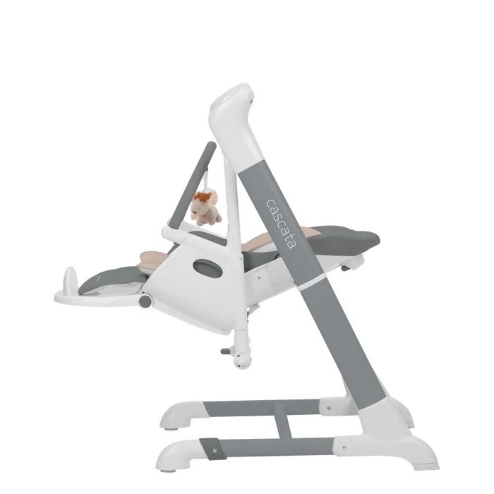Carrello Cascata - krzesełko do karmienia, huśtawka | Space Grey