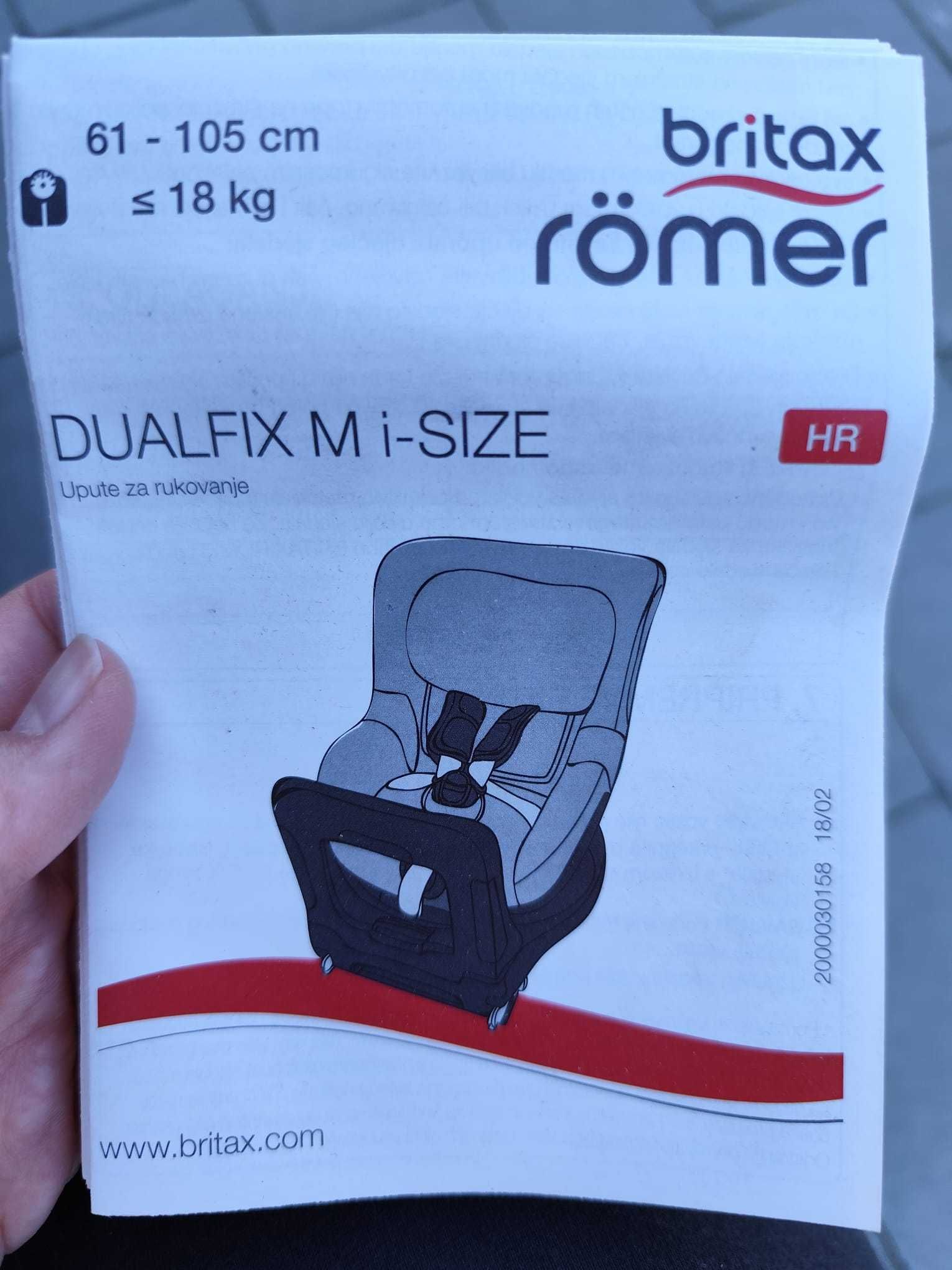 Fotelik britax romer tył/przód obracany