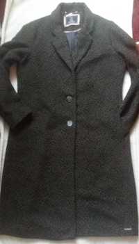 Płaszcz zielony khaki panterka  RINO&PELLE rozmiar 42 wiosna jesień