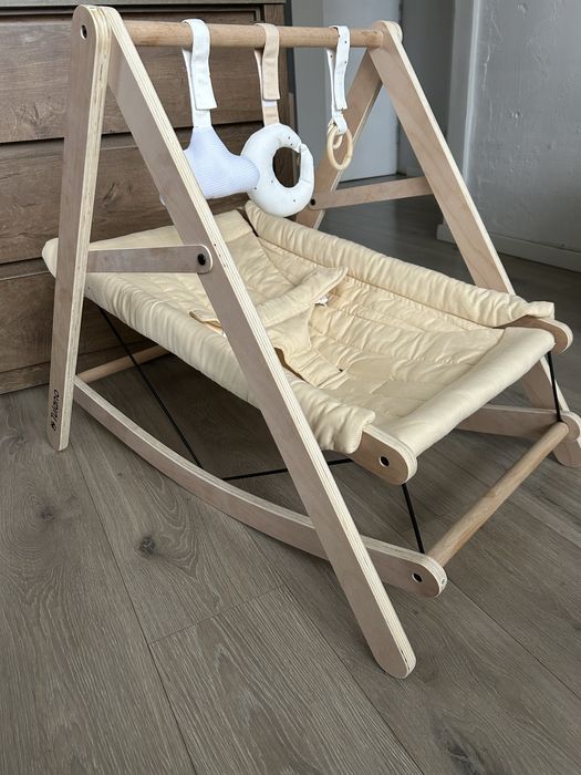 Leżaczek bujaczek 2w1 Tulano Moon 45 Cream