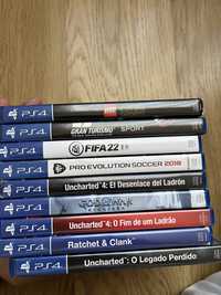 Alguns jogos ps4