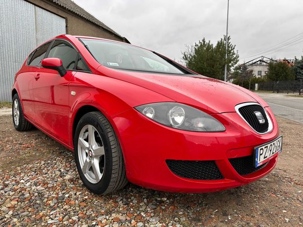 Seat Leon 1.9 TDI Klima Centralny Ładny Czerwony