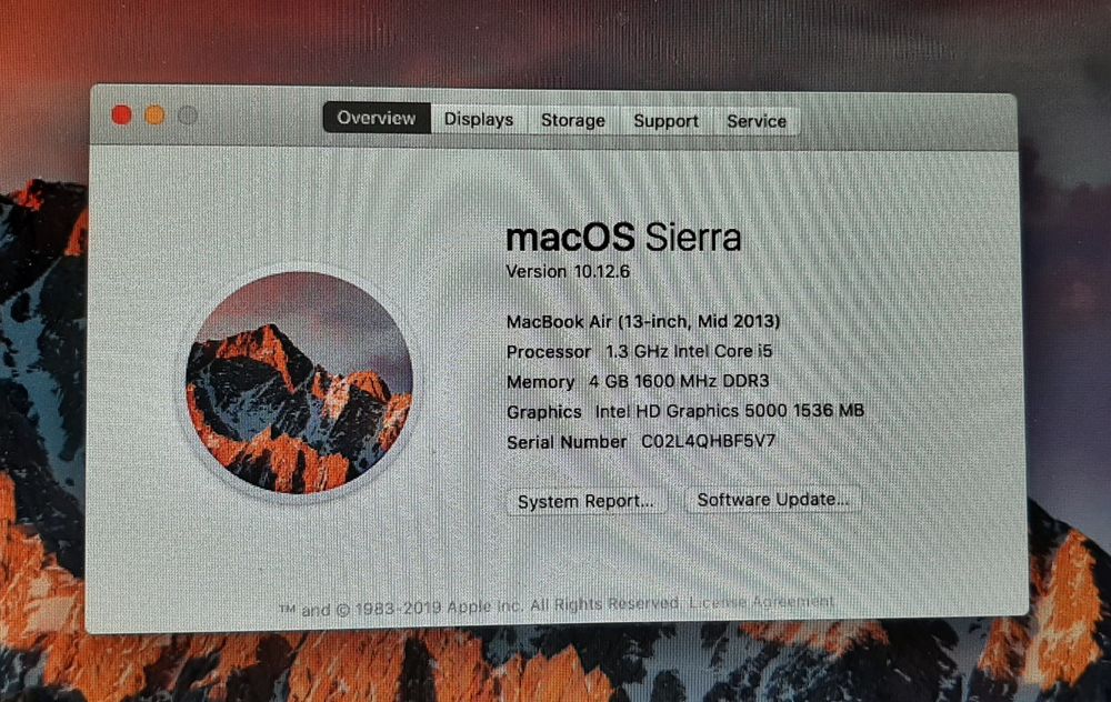 MacBook Air 13' 2013