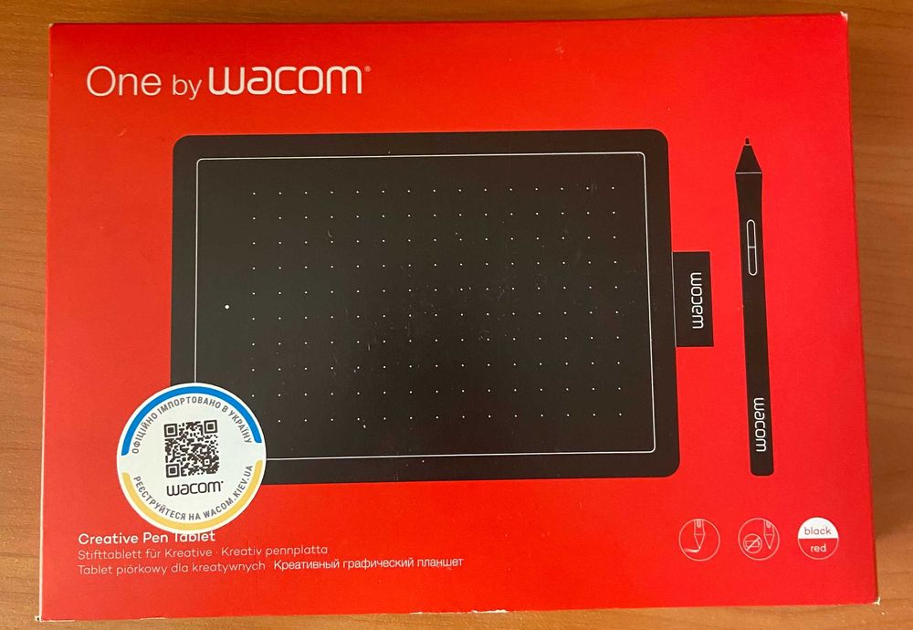 Графический планшет Wacom One by Small Black (CTL-472-N)