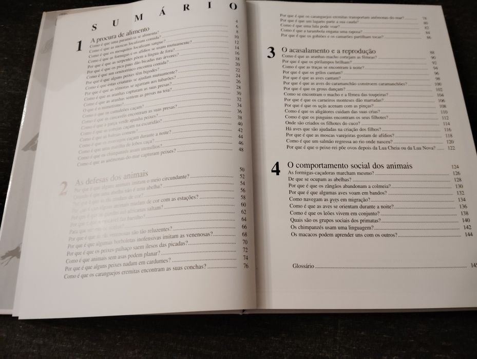 Livro O Comportamento dos Animais Usado