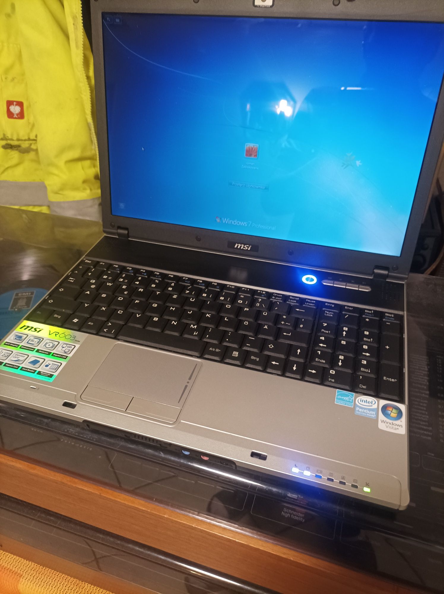 MCI laptop VR603