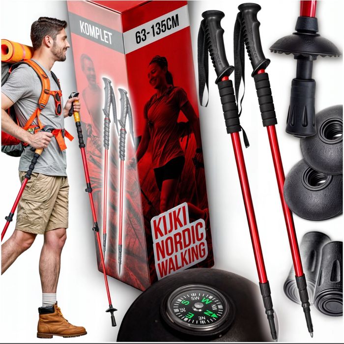 Kijki do nordic walking – regulowane kijki trekkingowe idealne w góry