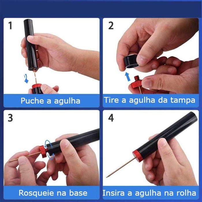Saca rolhas por pressão