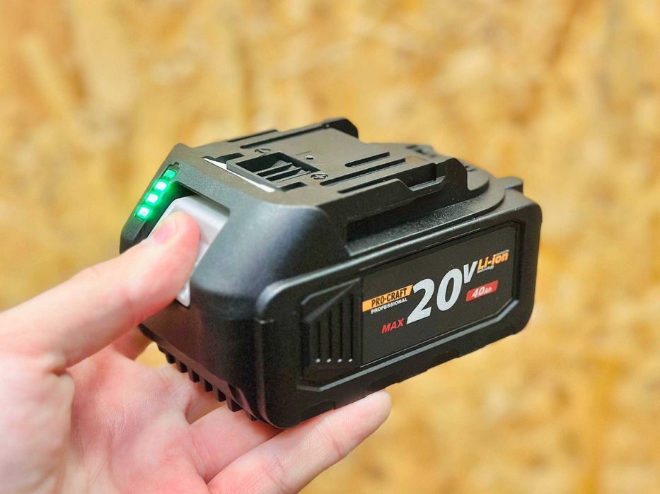 Аккумулятор Procraft 4.0Ah 20v max  Подходит Makita, Grand, Stromo,