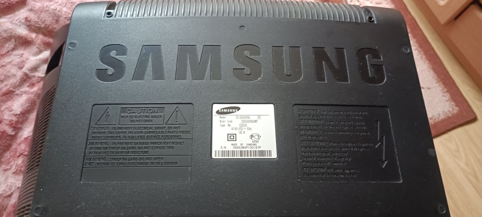 Телевизор Самсунг/Samsung (Samsung CS-29Z45HSQ)
Ширина: 773 мм
Высота: