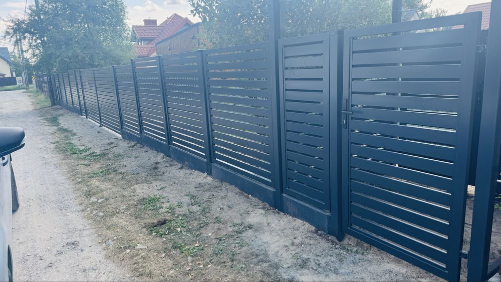 Ogrodzenie z montażem panelowe frontowe