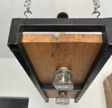 Lampa sufitowa w stylu industrial ze stelażem - rękodzięło