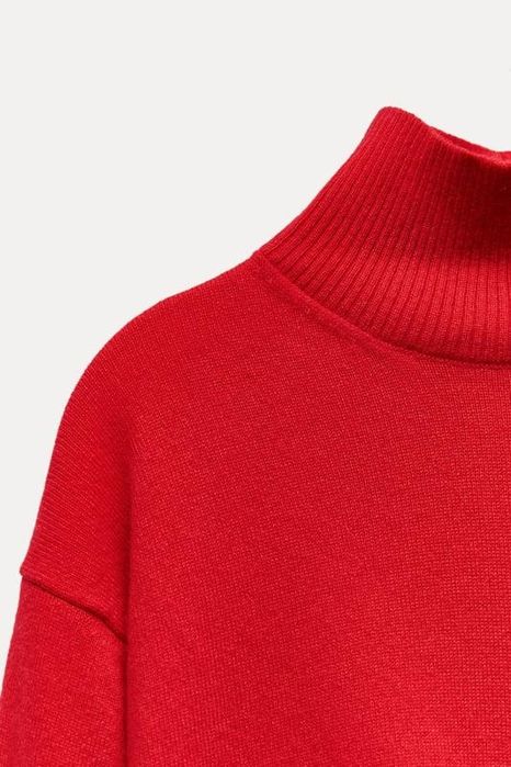 Светр ZARA зі 100%-го кашеміру з вузлом