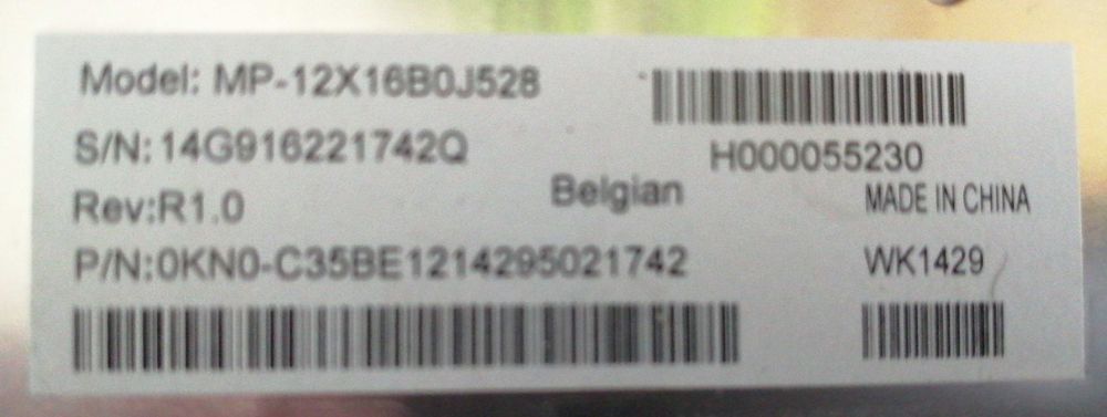 Klawiatura Toshiba P55t model MP-12X16K0J528